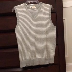 Men's j crew gray sweater vest